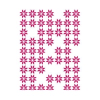 Couture Creations Embossing Folder A2 Random Daisies