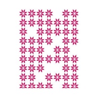 Couture Creations Embossing Folder A2 Random Daisies