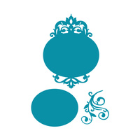 Couture Creations Dies Intricutz Mirrored Flourishes 