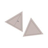 Couture Creations Quilt Essentials Die Equilateral Triangle 3in
