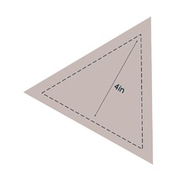 Couture Creations Quilt Essentials Die Equilateral Triangle 4in