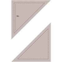 Couture Creations Quilt Essentials Die Half Square Triangle 3 Inches