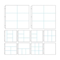12x12 Album Refill Sleeves Assorted Dividers 10/Pkg