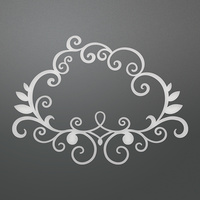 Couture Creations Dies Flourish Outline
