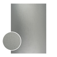 Couture Creations Mirror Foil Board A4 210gsm 10pk Silver Draft Lines