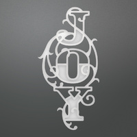 Couture Creations Die Flourished Joy Decorative Die