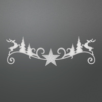 Couture Creations Die Reindeer Flourish Border Die