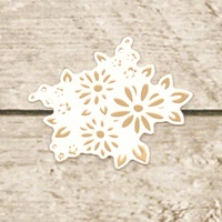 Cut and Foil Die Hotfoil Stamp Lavish Ballroom Field Of Daisies
