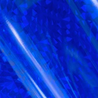 GoPress Blue Foil (Iridescent Triangular Patterned Finish) 120mm x 5m