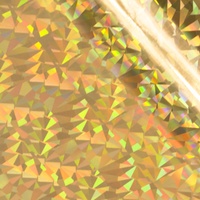 GoPress Gold Foil (Iridescent Triangular Finish)  120mm x 5m
