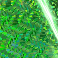 GoPress Green Foil (Iridescent Triangular Pattern)  120mm x 5m
