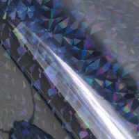 GoPress Black Foil (Iridescent Triangular Pattern)  120mm x 5m