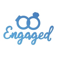 Couture Creations Mini Die Release 2 Engaged Sentiment & Rings 2pc