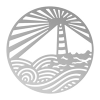 Couture Creations Die Lighthouse Medallion Seaside & Me Collection