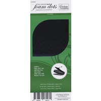 Couture Creations 3D Double-Sided 1cm Black Foam Dots 152pcs