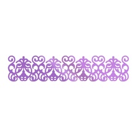 Couture Creations Hotfoil Stamp Butterfly Gardens Garden Border