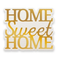 Cut and Foil Die Hotfoil Stamp Dazzlia Home Sweet Home