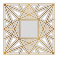 Cut and Foil Die Hotfoil Stamp Gentleman's Crafter Faceted Frame Background