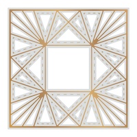 Cut and Foil Die Hotfoil Stamp Gentleman's Crafter Square Starburst Background