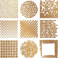 Couture Creations Hotfoil Stamp Gentleman's Crafter Texture Tiles 1 x 1