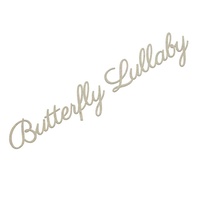 Chipboard Gentleman's Emporium Butterfly Lullaby Sentiment Set (2pc)