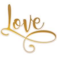 Couture Creations Cut Foil Emboss Dies Delightful Sentiments Love