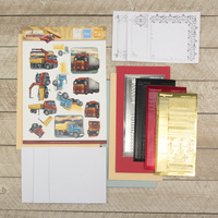 Couture Creations 3D Decoupage Set Its a Mans World Trucks