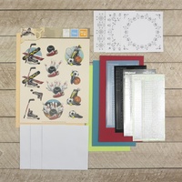 Couture Creations 3D Decoupage Set Its a Mans World Sports