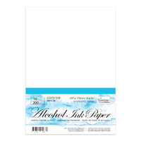 Couture Creations Alcohol Ink White Synthetic Paper 5x7in 10pk 200gsm