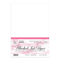 Couture Creations Alcohol Ink White Synthetic Paper A4 10pk 250gsm