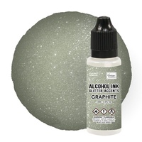 Couture Creations Alcohol Ink Glitter Accents 12ml Graphite
