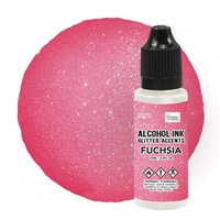 Couture Creations Alcohol Ink Glitter Accents 12ml Fuchsia