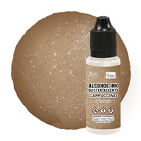 Couture Creations Alcohol Ink Glitter Accents 12ml Cappucino