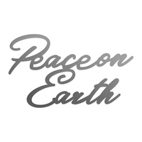 Couture Creations Mini Die The Gift of Giving Peace on Earth