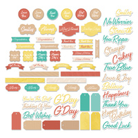 Couture Creations Diecut Sentiment Set (64pc) Sweeping Plains