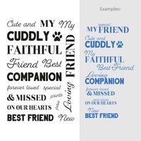 Couture Creations Stamps Sentiment Set Cute And Cuddly 19pc