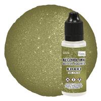 Couture Creations Alcohol Ink Glitter Accents 12ml Khaki