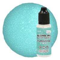 Couture Creations Alcohol Ink Glitter Accents 12ml Turquoise