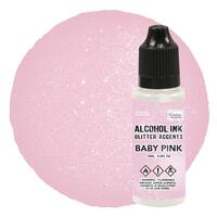 Couture Creations Alcohol Ink Glitter Accents 12ml Baby Pink