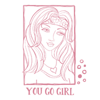 Couture Creations Stamp You Go Girl Portrait 3pc