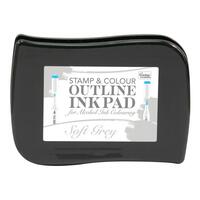 Couture Creations Stamp & Colour Outline Ink Pad Soft Grey