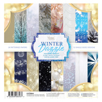 Couture Creations Paper Pack Winter Dazzle 6x6in 250gsm Single Sided