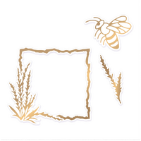 Couture Creations Cut & Create Die Lavender Love -  Buzzing Frame