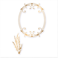 Couture Creations Cut & Create Die Lavender Love -  Wrought Iron Frame