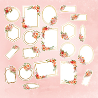 Couture Creations Ephemera Pack 20pc Elegance Set 2 Including Foiled Elements