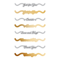 Couture Creations Sentiment Stamp and Die Set - Elegance - Just For You Mini