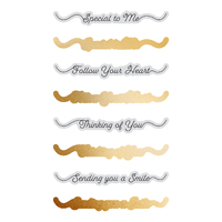 Couture Creations Sentiment Stamp and Die Set - Elegance - Special To Me Mini