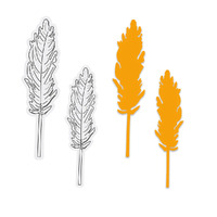 Couture Creations Pampas Grass Stamp and Die Set - Earthy Delights Collection