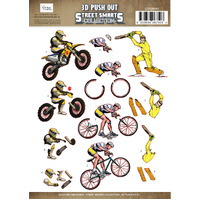 Couture Creations 3D Push Out - A4 Sheet - Street Smarts 01