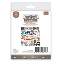 Couture Creations Ephemera Pack 57pc Street Smarts Collection